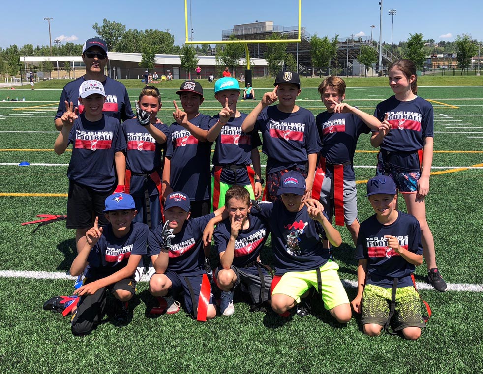 2018 FLAG LEAGUE PEE WEE CHAMPS - The Wolves